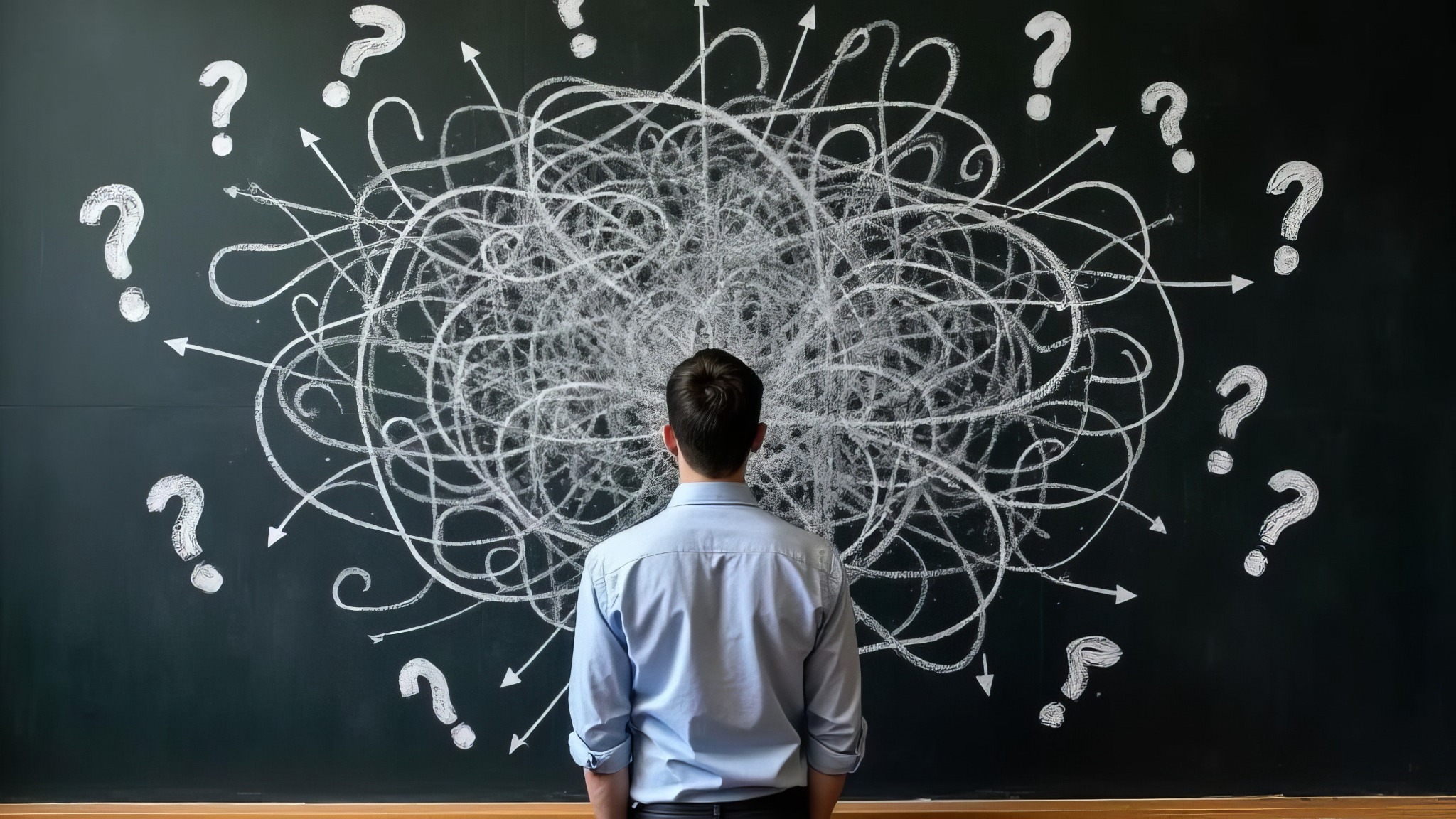 Business owner overwhelmed by questions before an M&A exit.