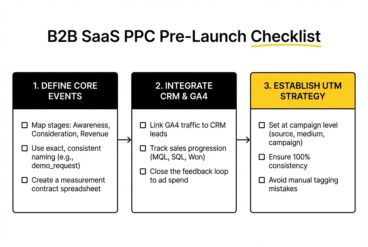 B2B SaaS PPC Pre-Launch Checklist