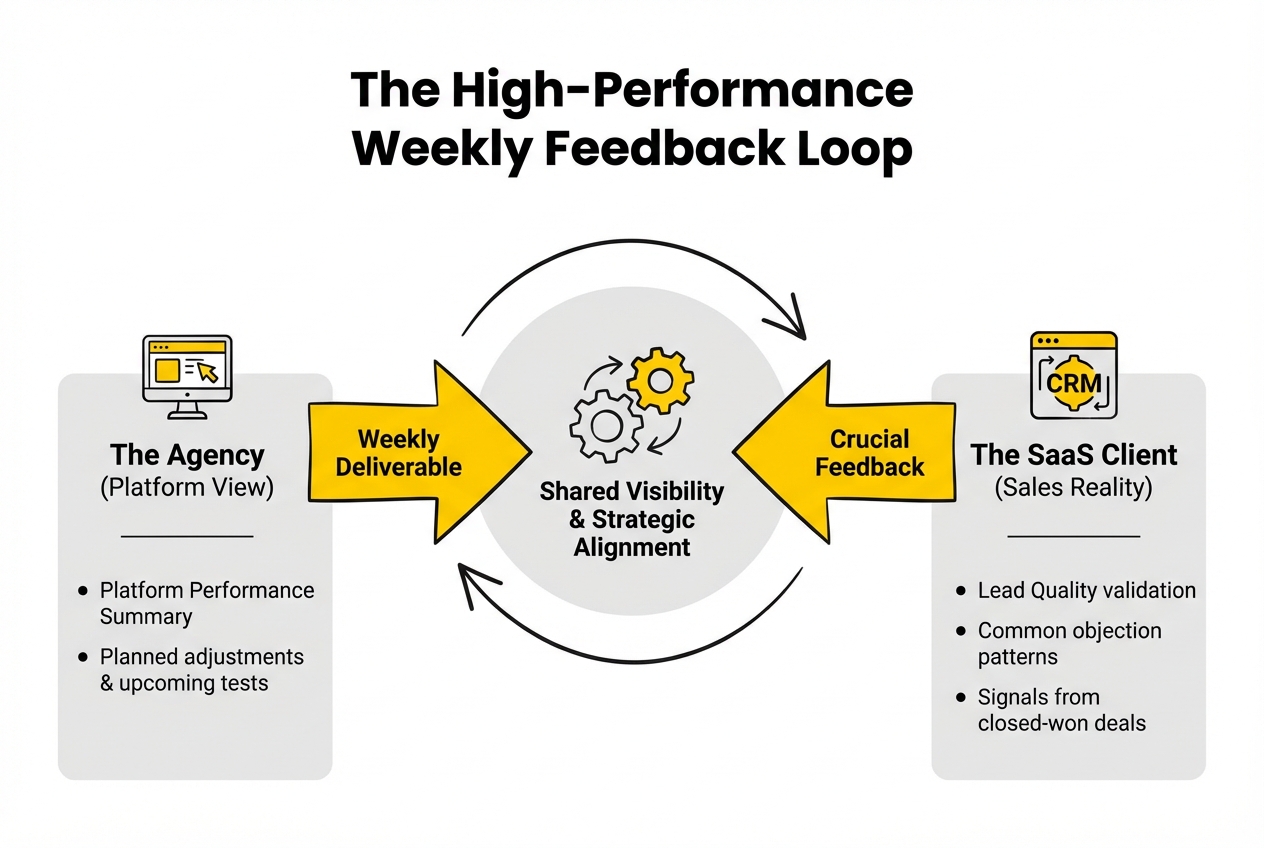 high performance weekly feedback loop