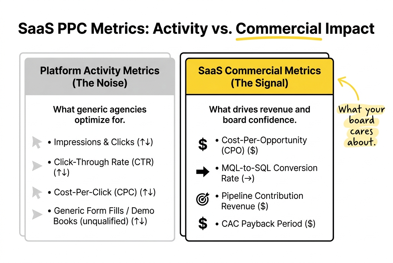 saas ppc metrics