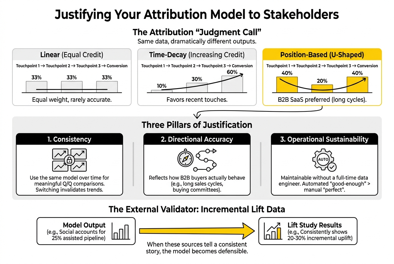 justifying your attribution model