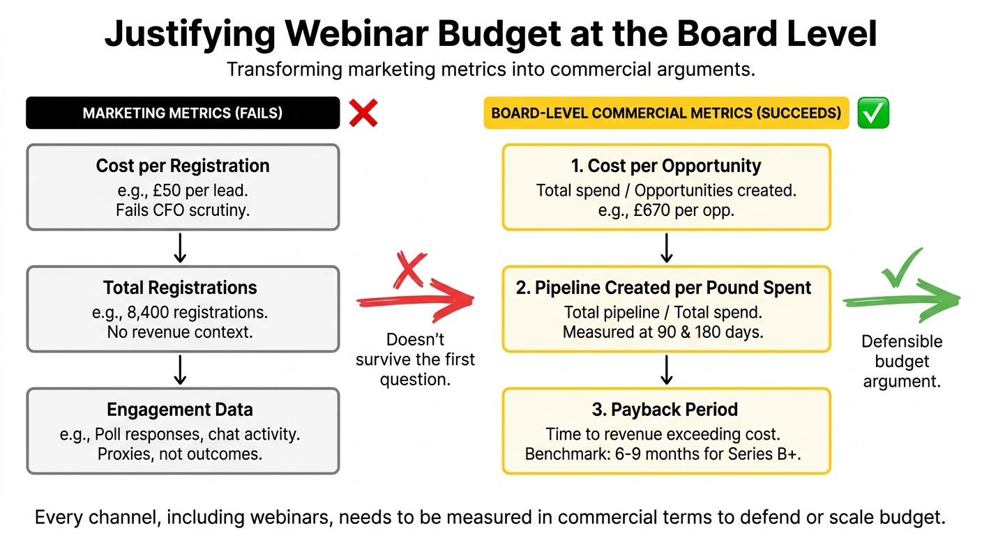 Justifying Webinar Budget