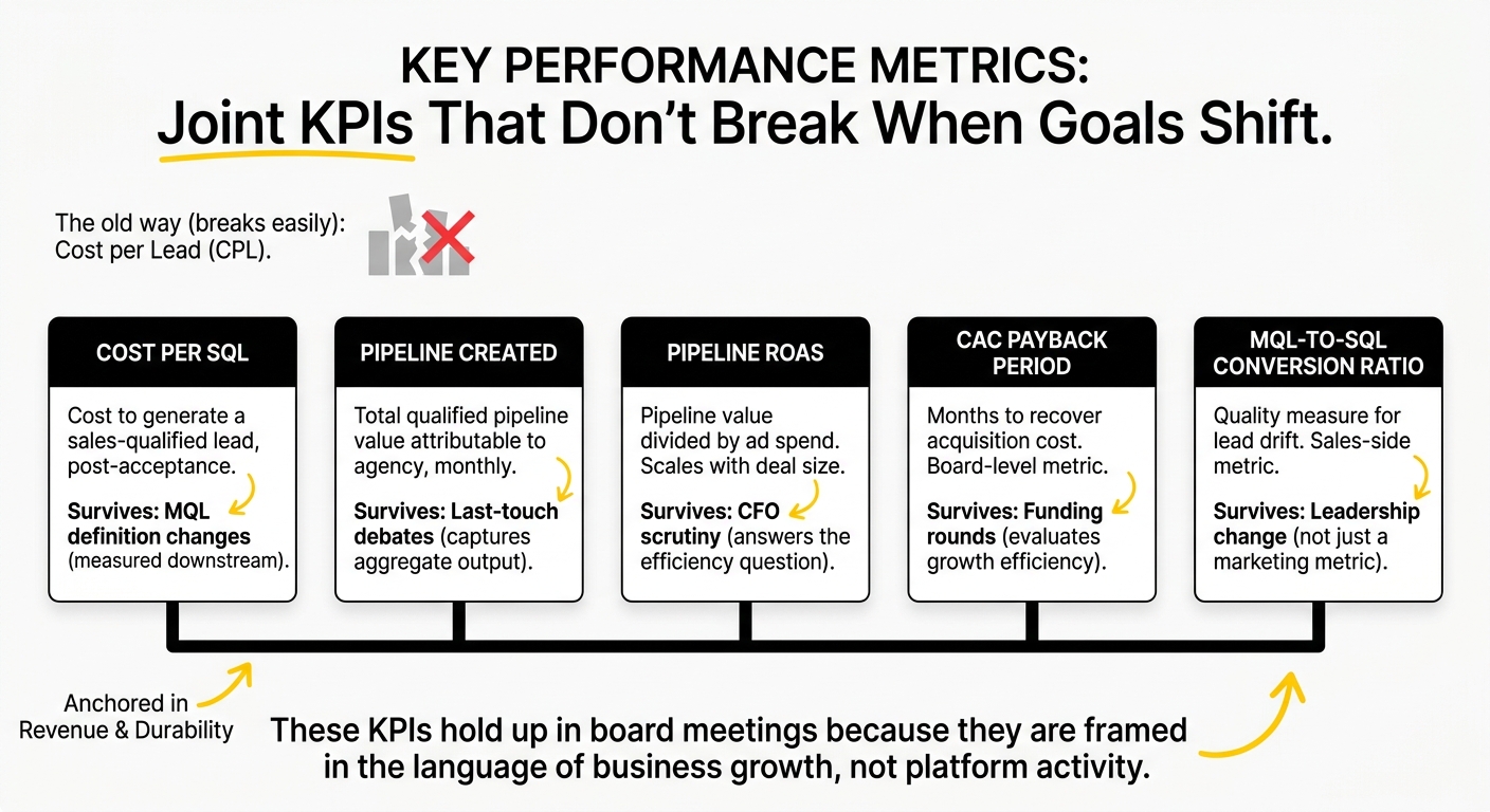 Card for Key Performance Metrics in Demand Gen