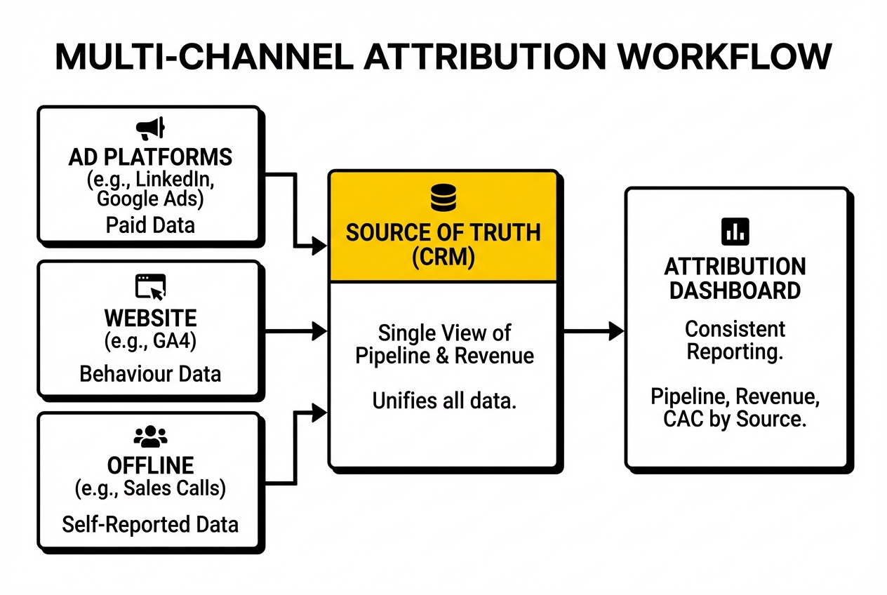 multi-channel attribution workflow