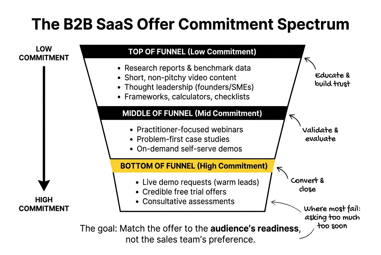 b2b saas offer commitment