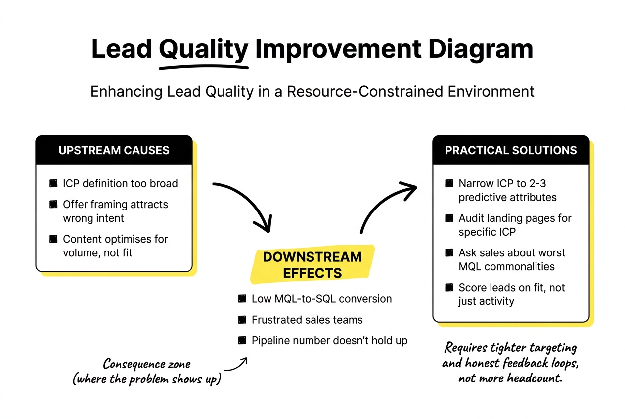 lead quality improvement diagram