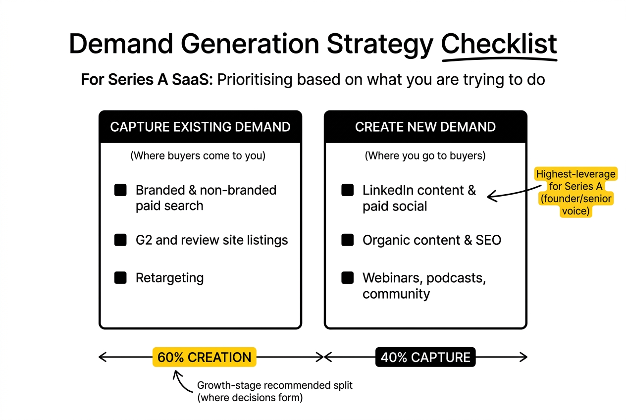 demand generation strategy checklist