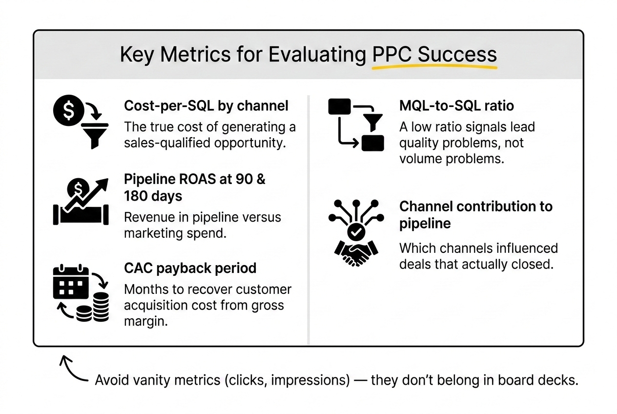 key metrics for evaluating ppc success