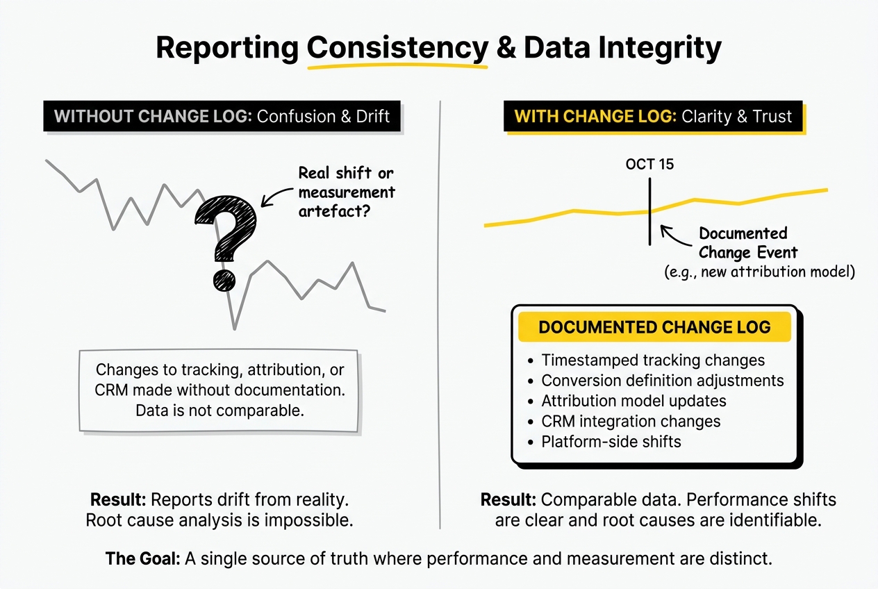 reporting consistency