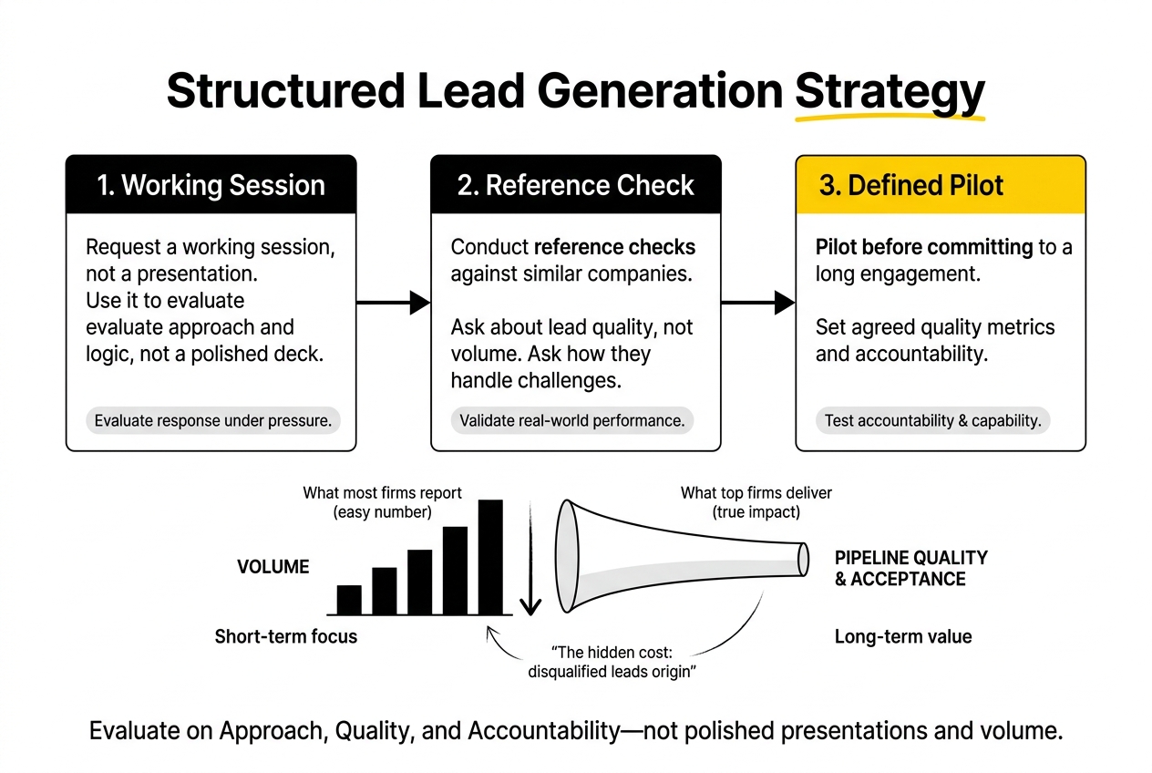 structured lead gen strategy
