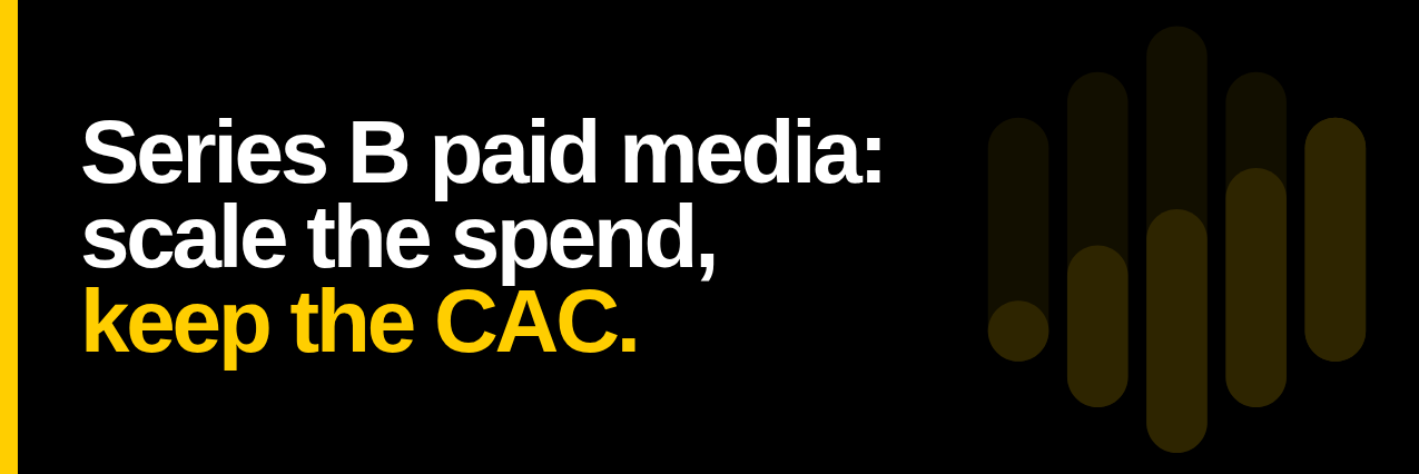 series b saas paid media optimisation agency