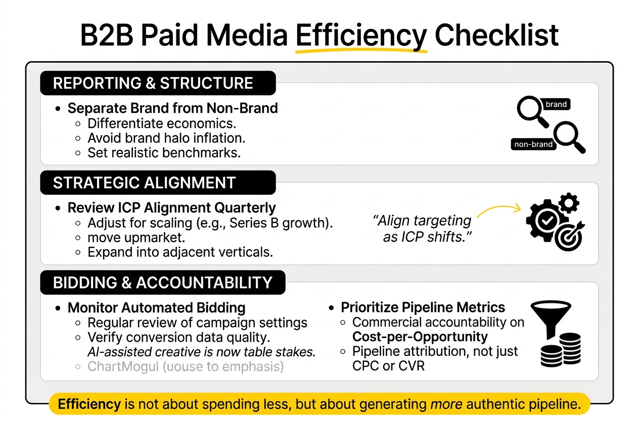 b2b paid efficiency