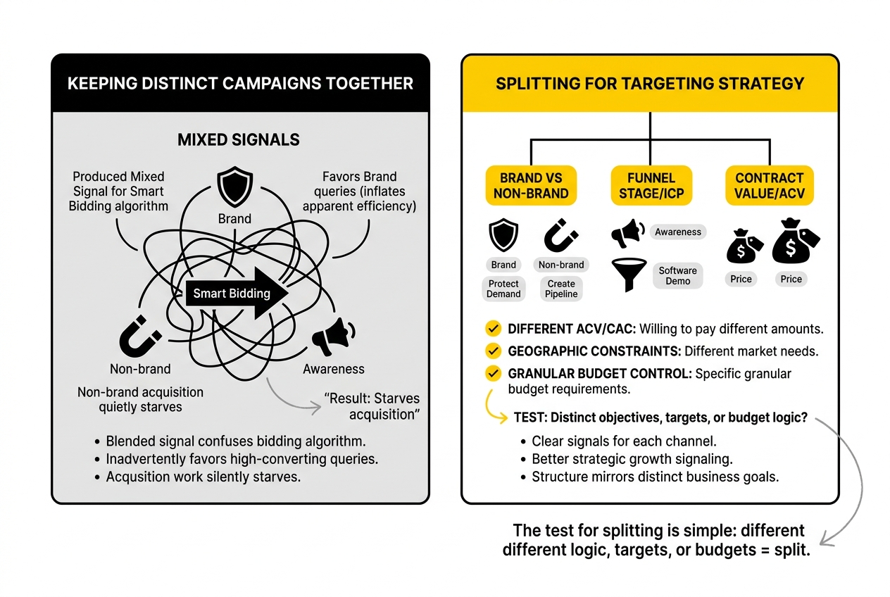 PPC Campaign Splitting Checklist