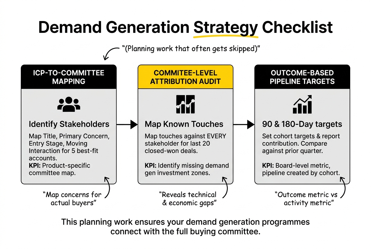 Demand Generation Strategy Checklist