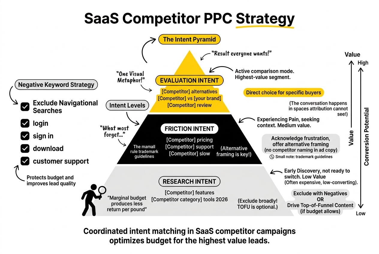 SaaS PPC Strategy Diagram