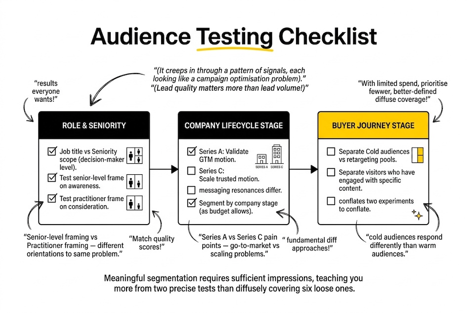 Audience Testing Checklist