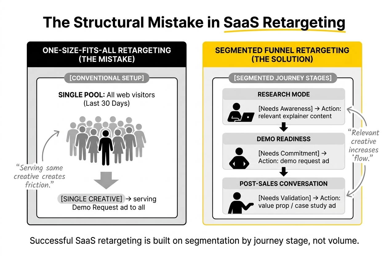 Funnel Stage Retargeting Diagram