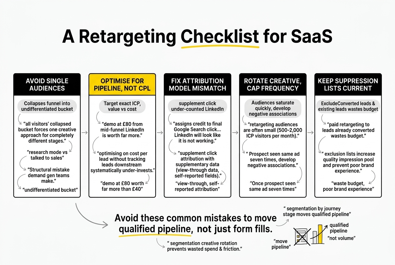 Retargeting Checklist for SaaS