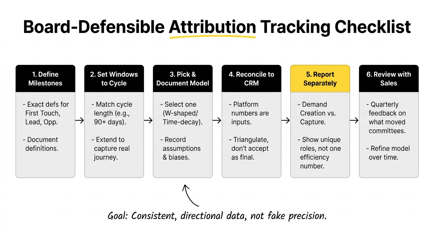 SaaS Attribution Checklist