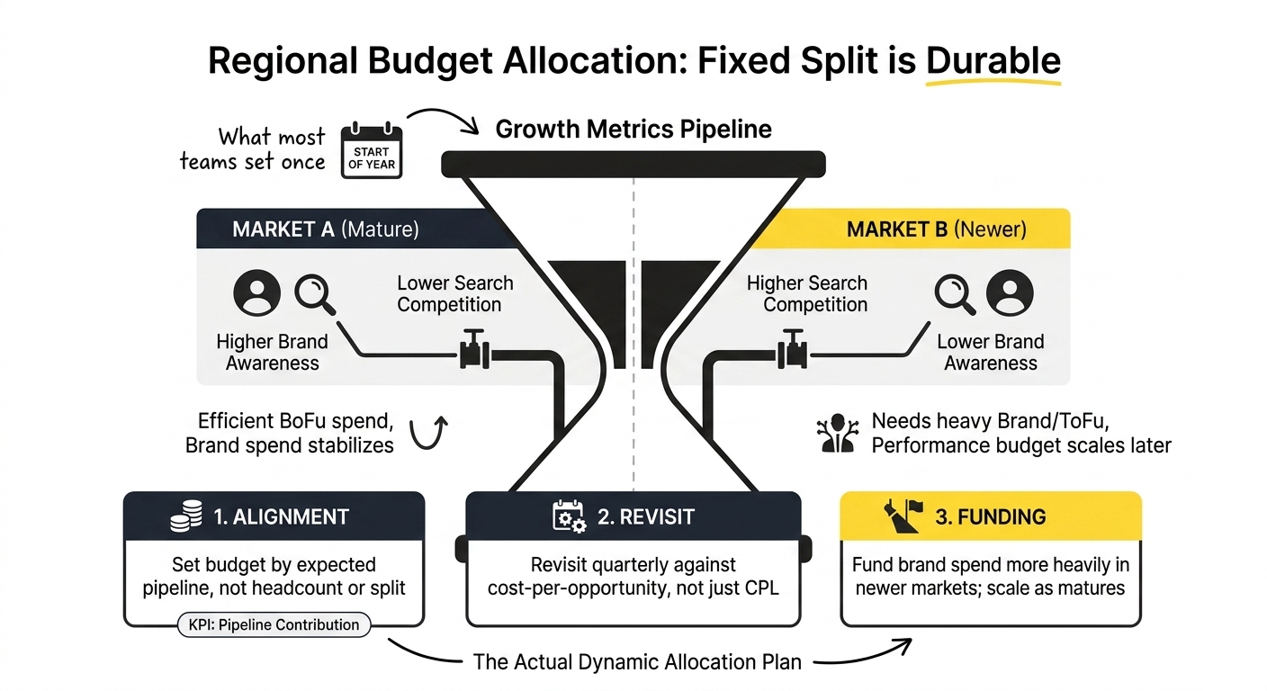 PPC operating model diagram showing the shift from a single growth motion to a segmented structure