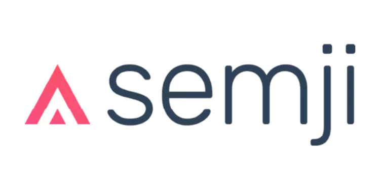 Semji company logo with stylized red letter A and black text.