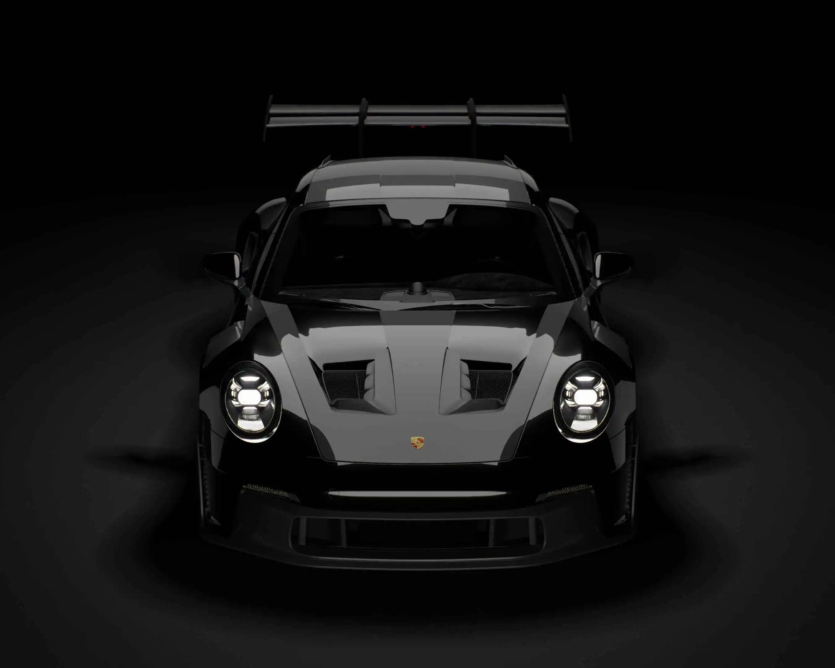 Porsche gt3 rs render front