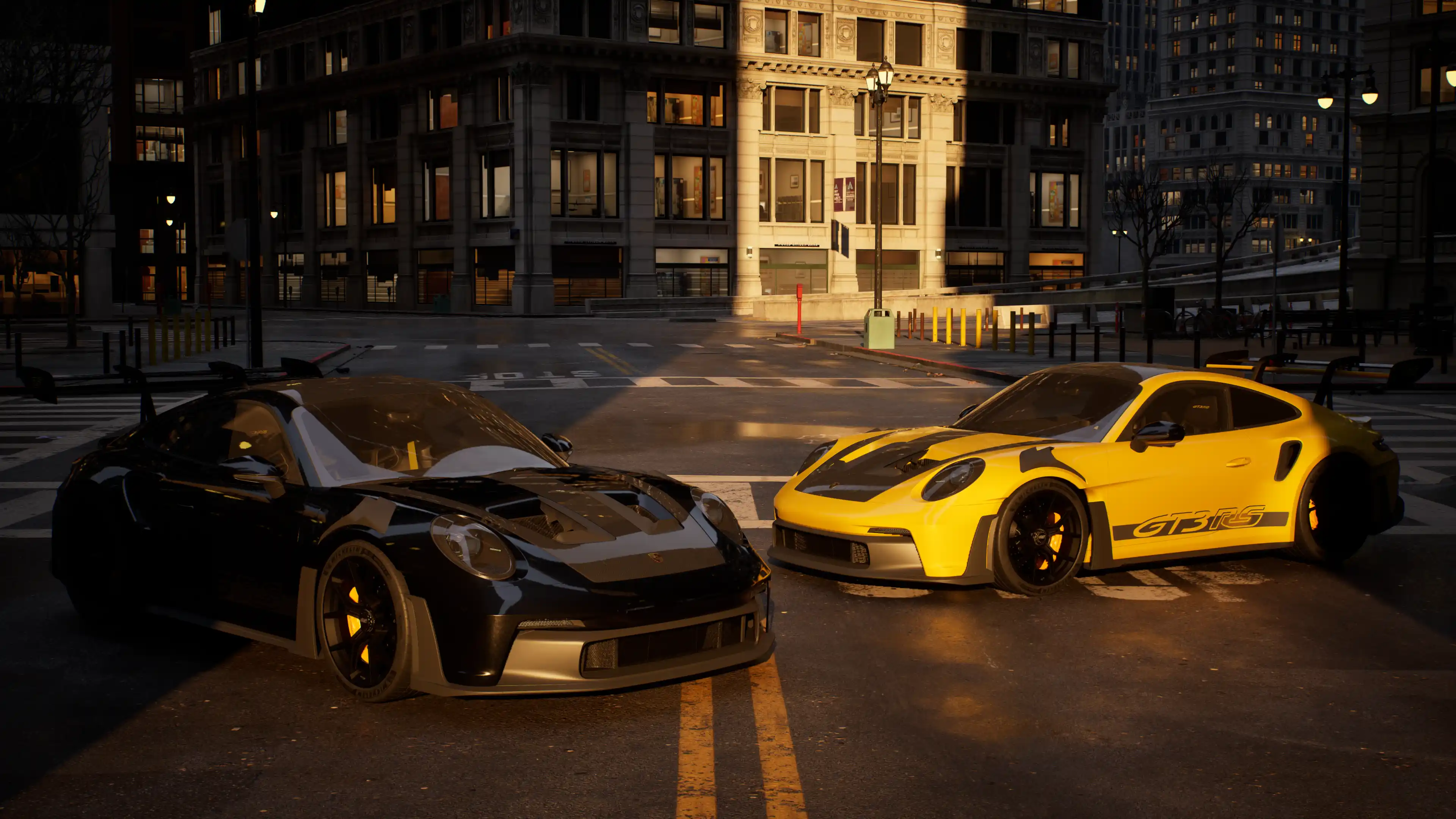 Porsche gt3 rs render context city