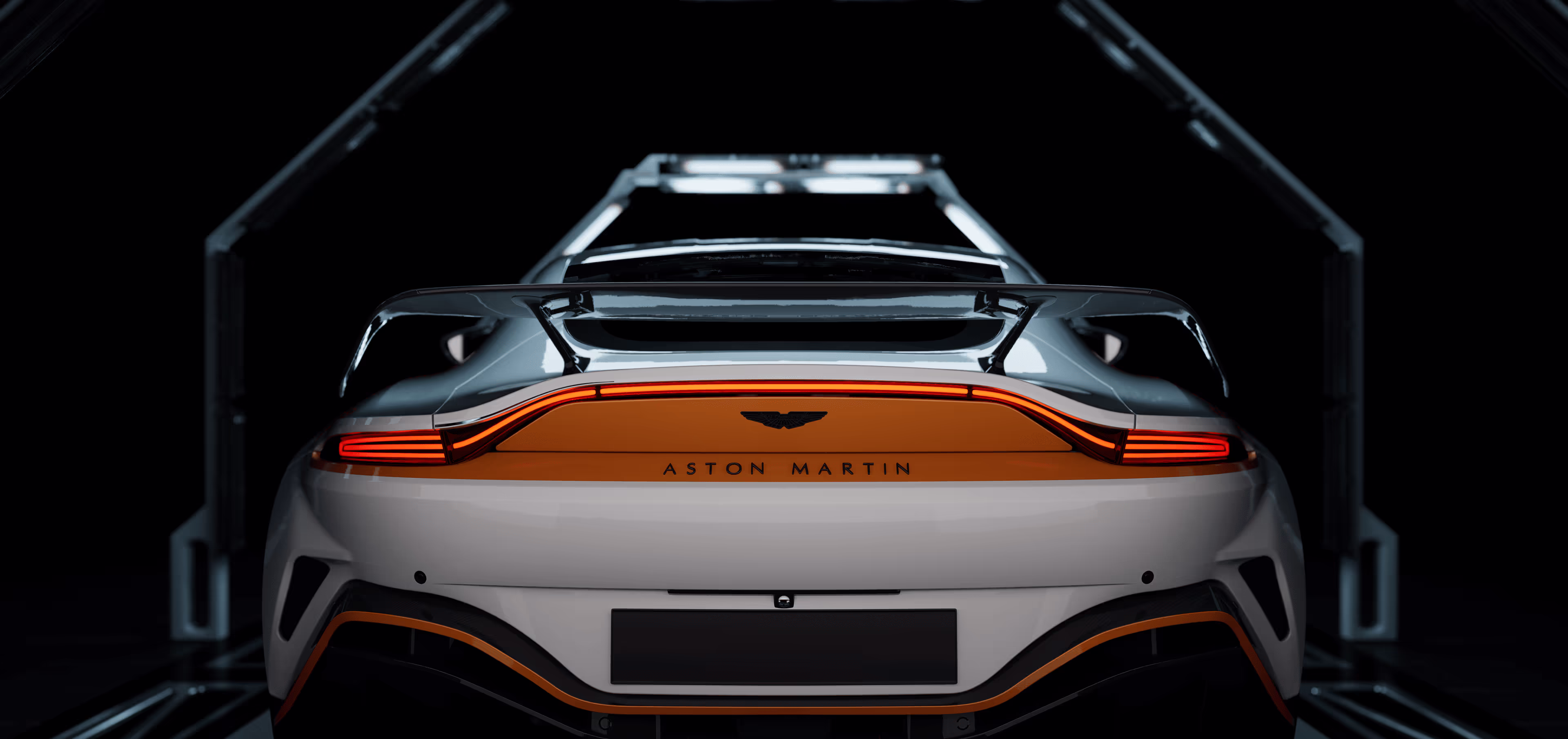 Aston Martin Vantage render future context rear