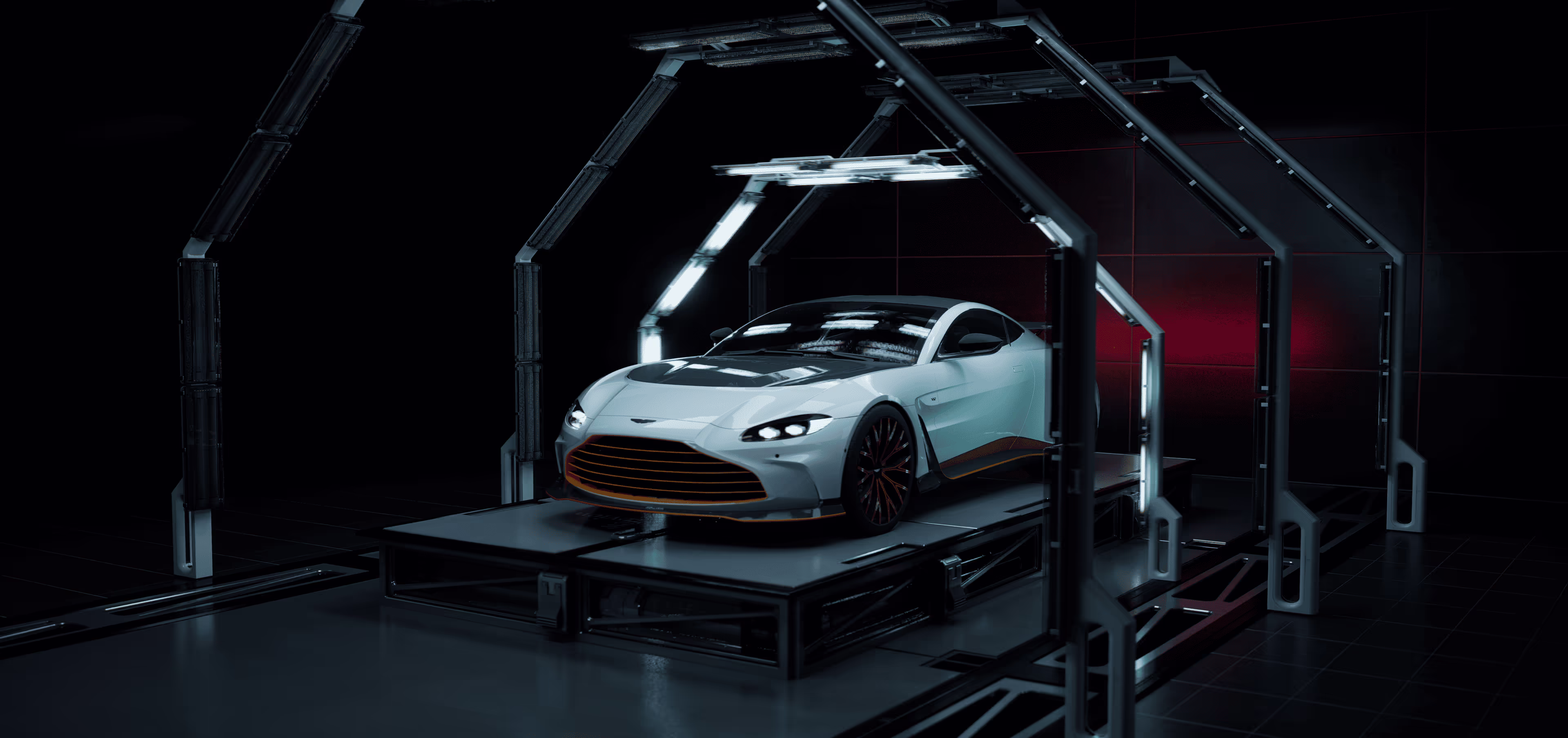Aston Martin Vantage render future context prespective
