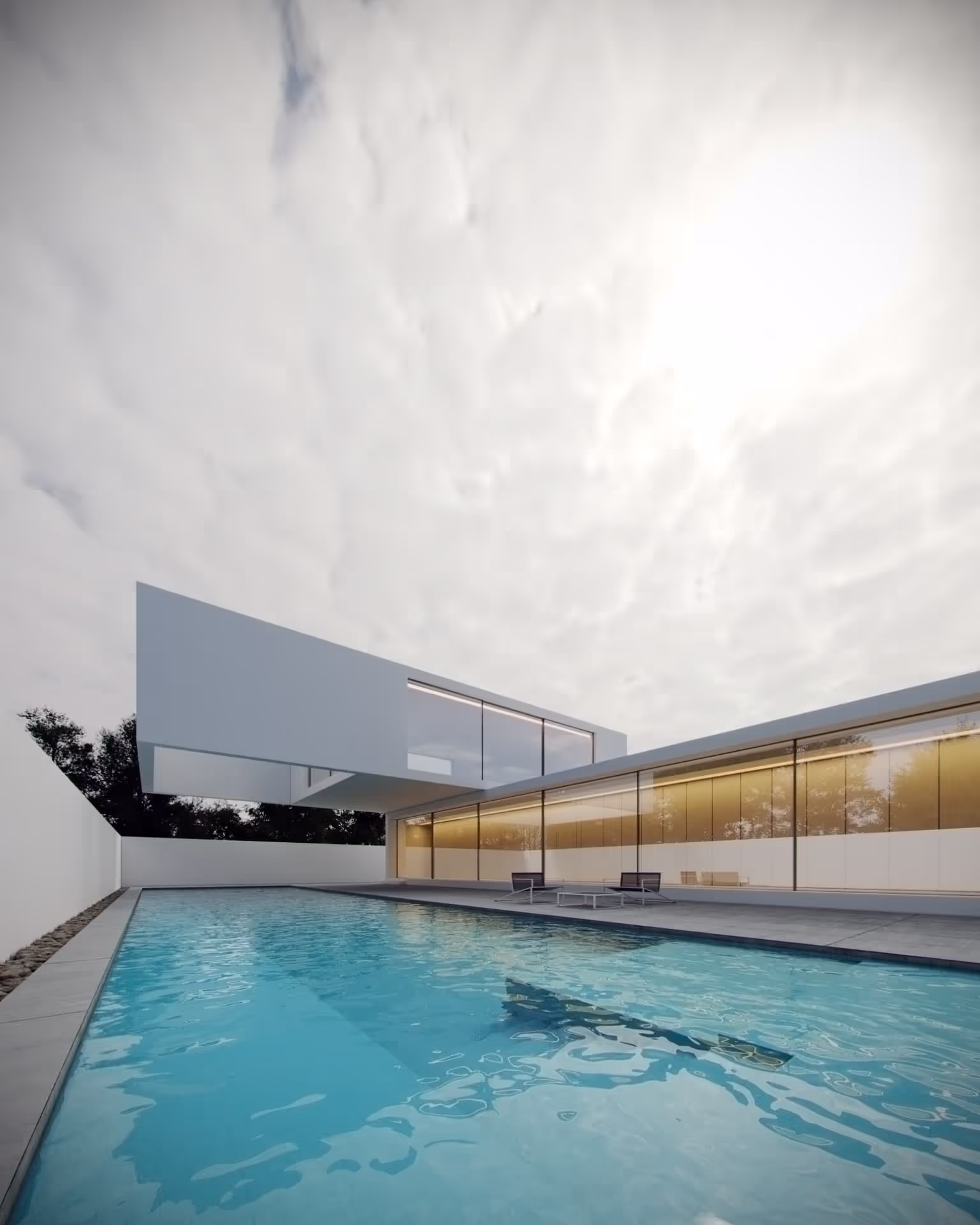 house of sand prespective exterior render architectural visualitzation