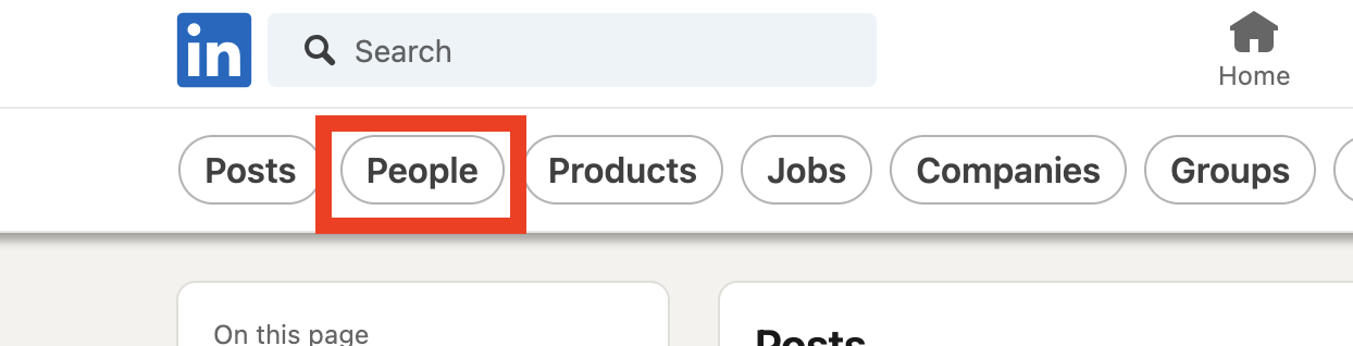 Linkedin People Advanced Search