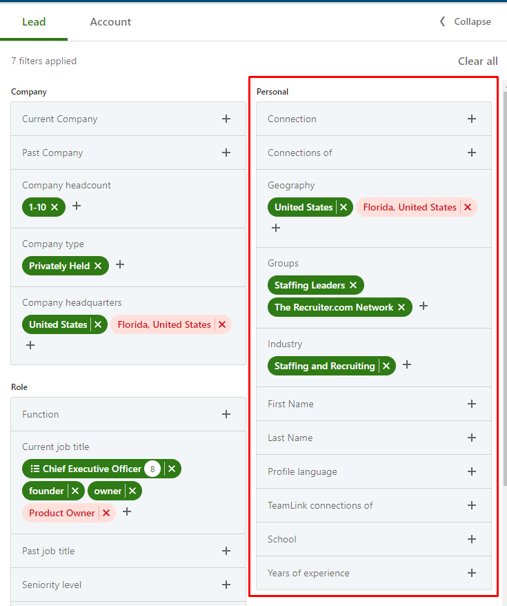 Advanced search tools