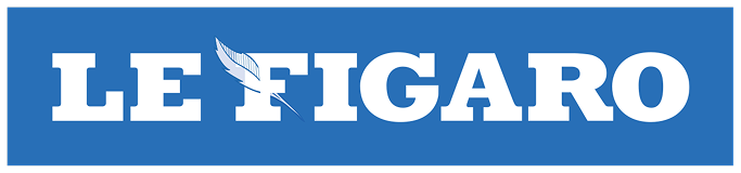 BFM TV logo with white letters on a blue background.