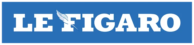 BFM TV logo with white letters on a blue background.