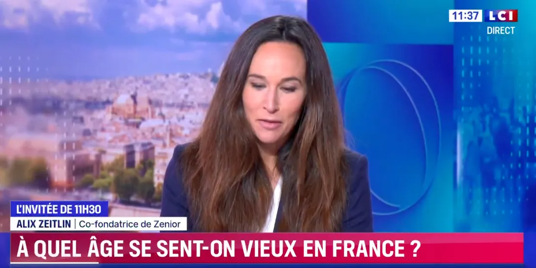 Photo de Rodolophe, cofondateur de Zenior sur un plateau BFMTV