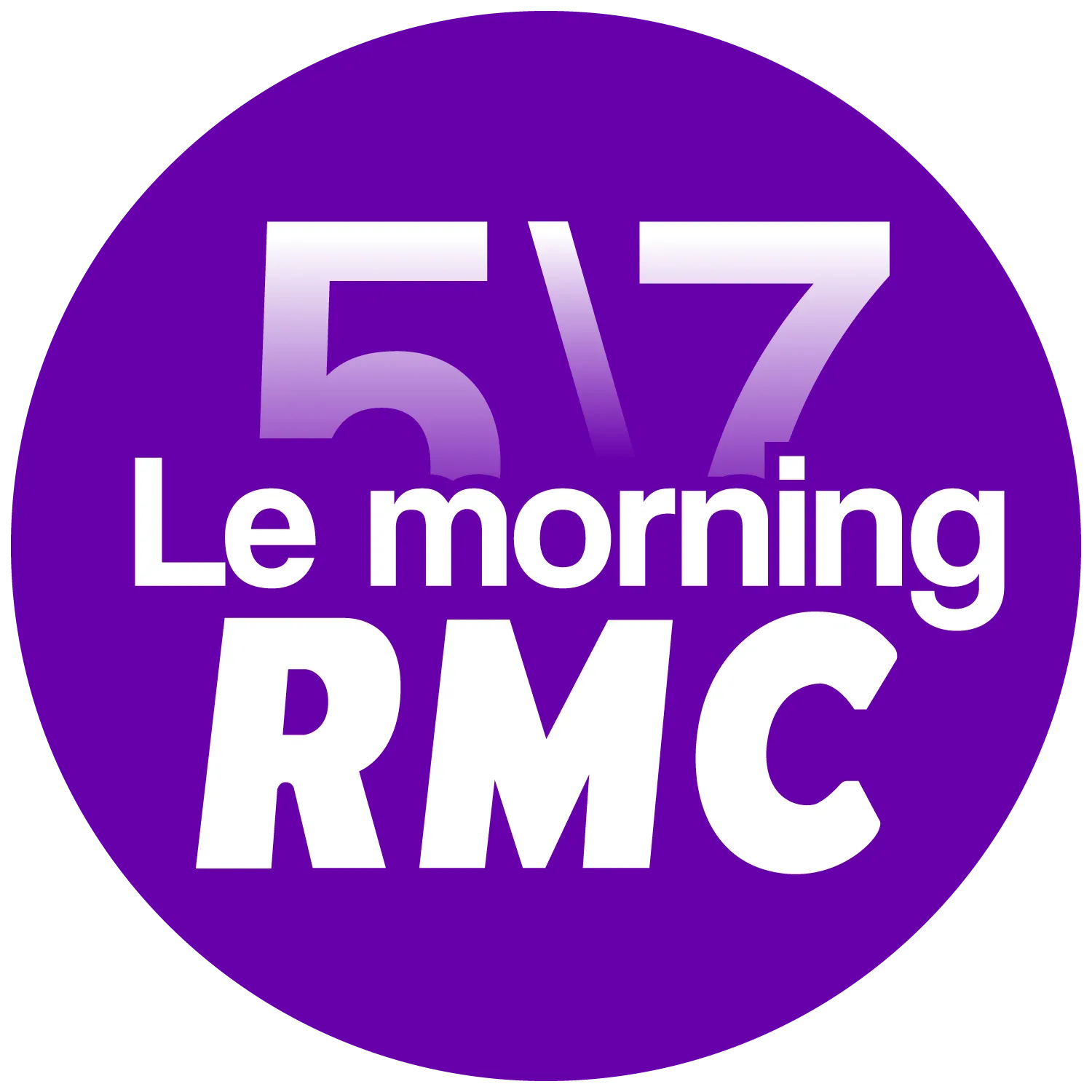 BFM TV logo with white letters on a blue background.
