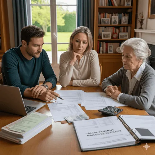 Calcul paiement maison de retraite par les descendants : Le guide