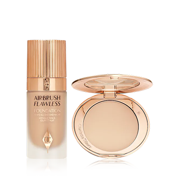 foundation and powder duo