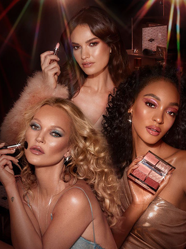 Image of three women with makeup