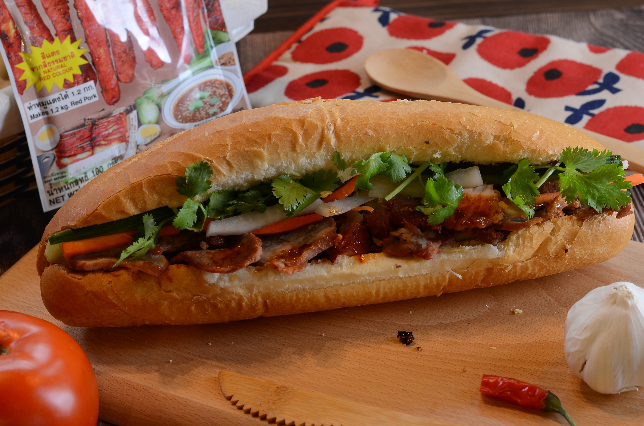 Glazed V-Style BBQ Pork Sub