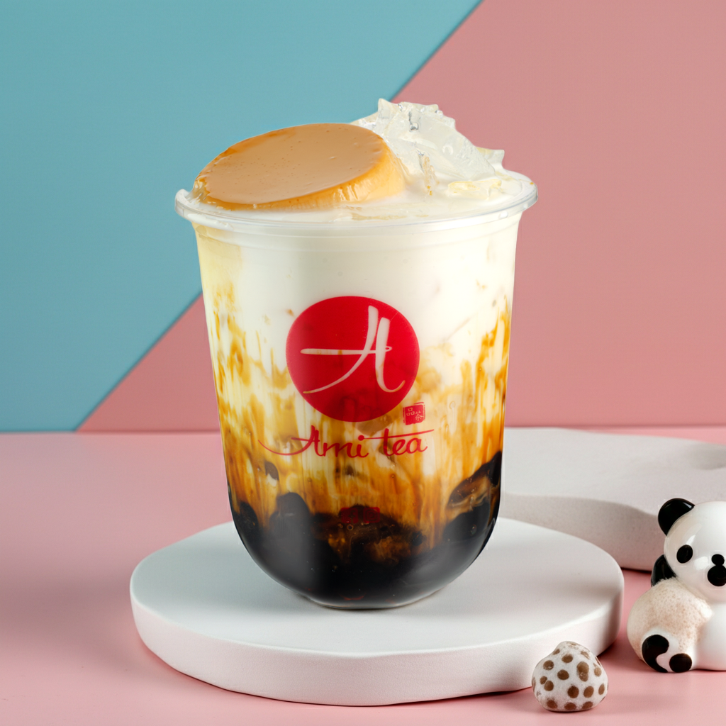 Crème Caramel Panda