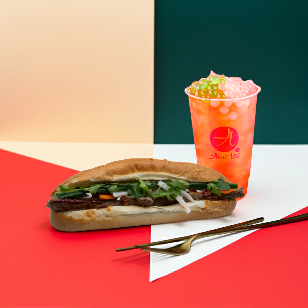 Grilled Lemongrass Beef Banh Mi Sub Meal
