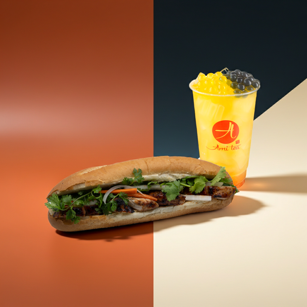 Grilled Honey Chicken Banh Mi Sub Meal