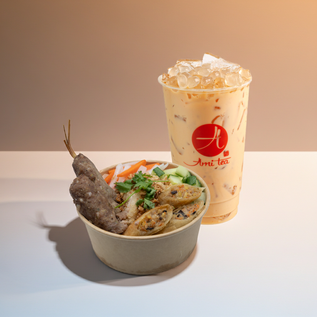 Grilled Lemongrass Beef Countryside Vermicelli Bowl Meal