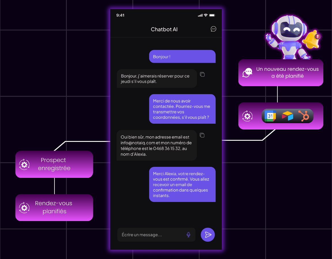 Chatbot pour gérer le service client des entreprises