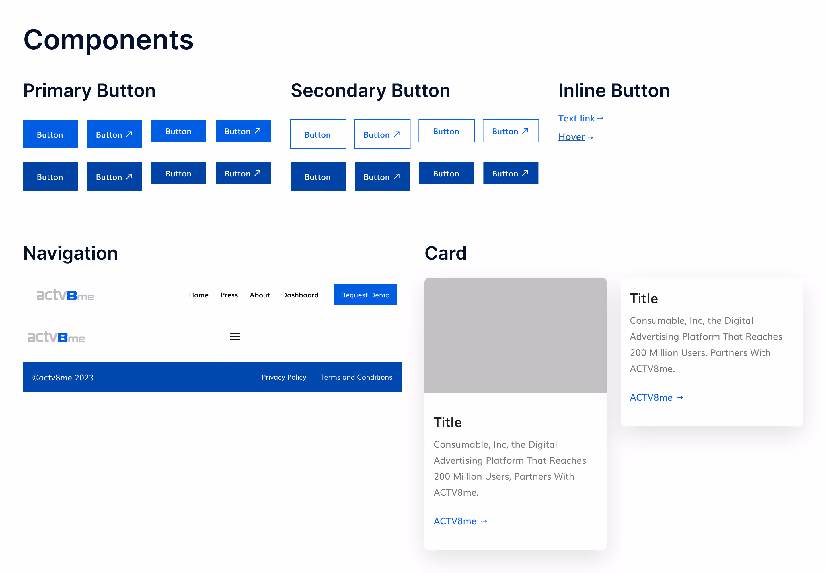 Basic components classified and organized.