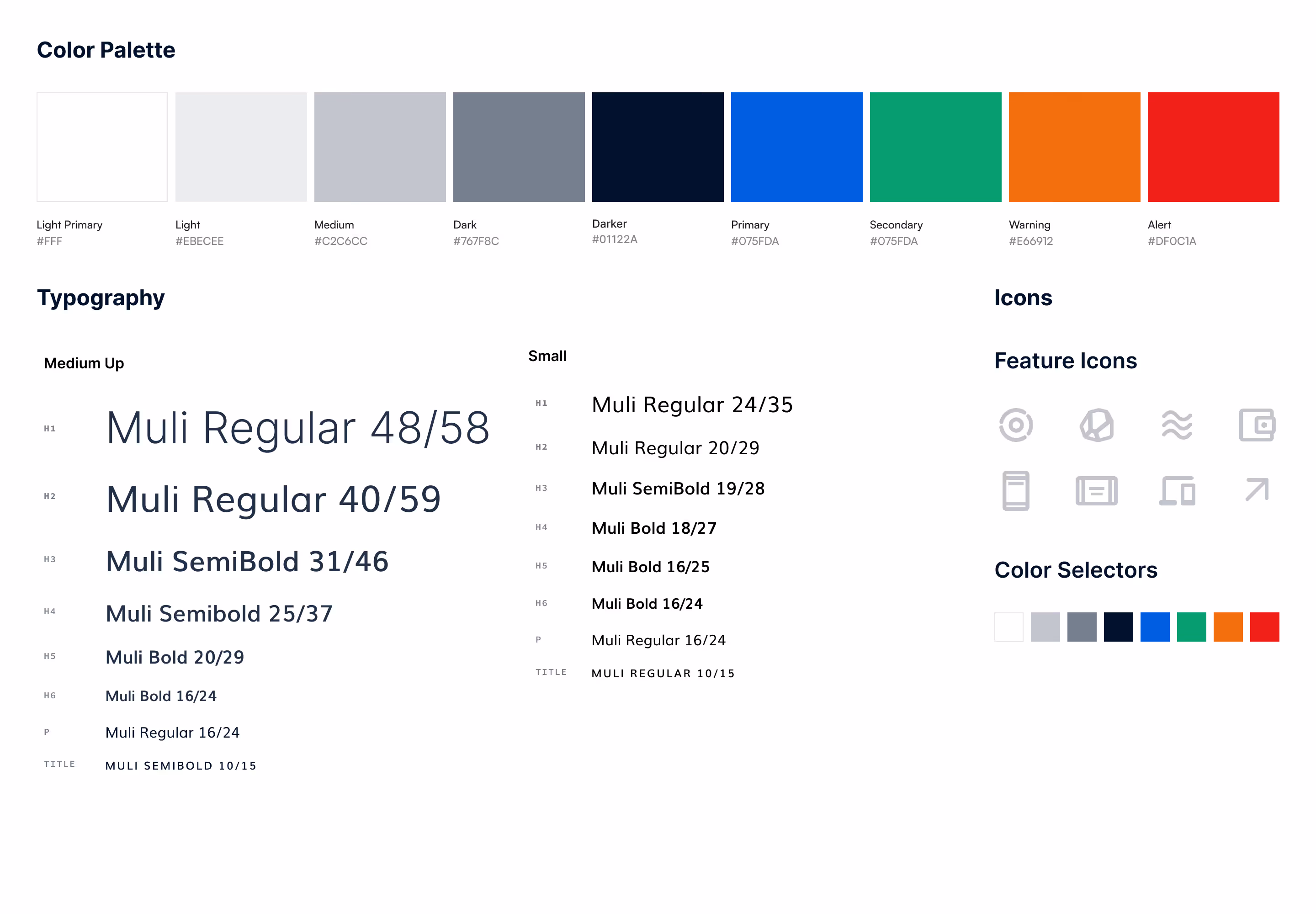 Style definitions and primitives for the corporate website surface.