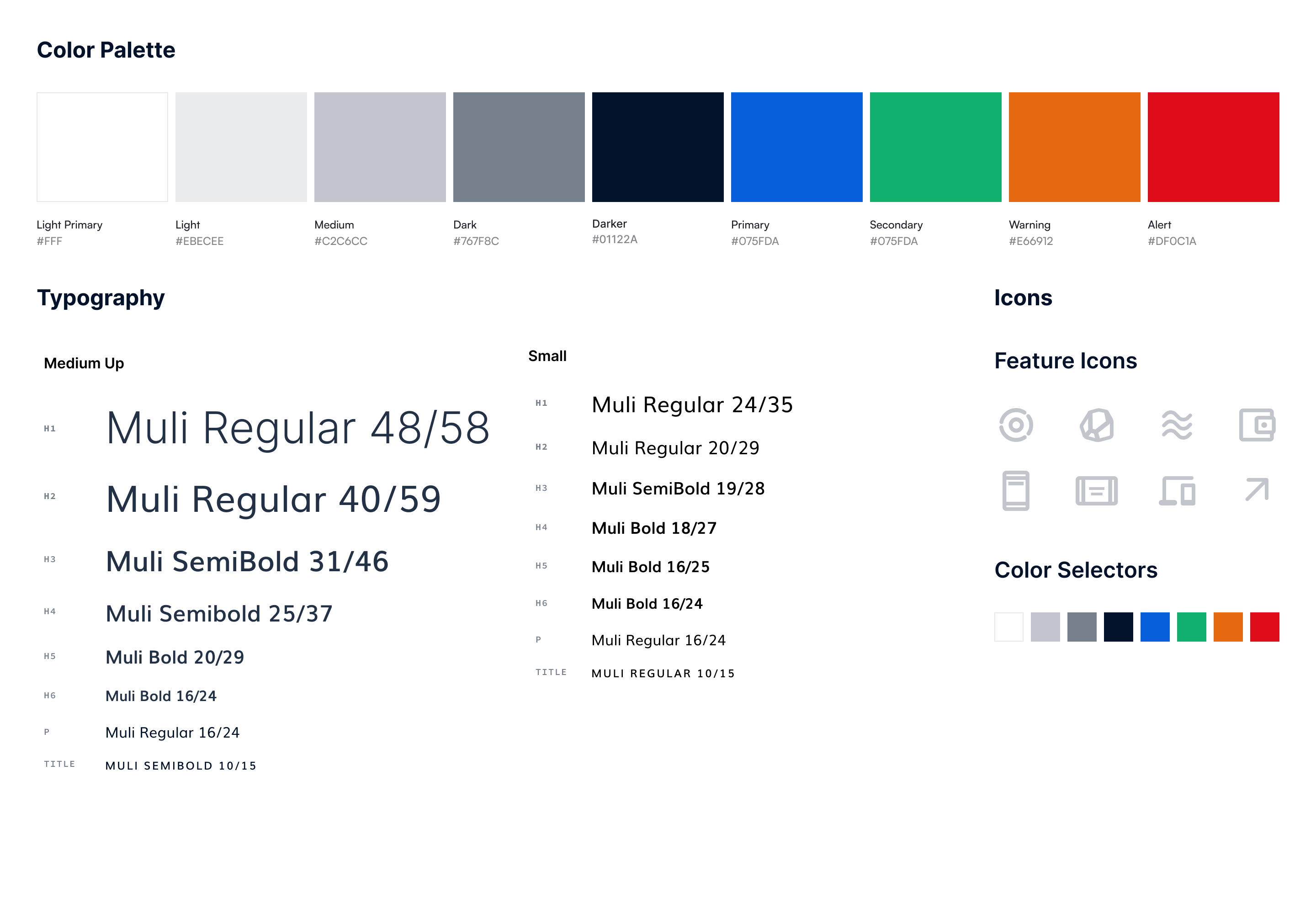 Style definitions and primitives for the corporate website surface.