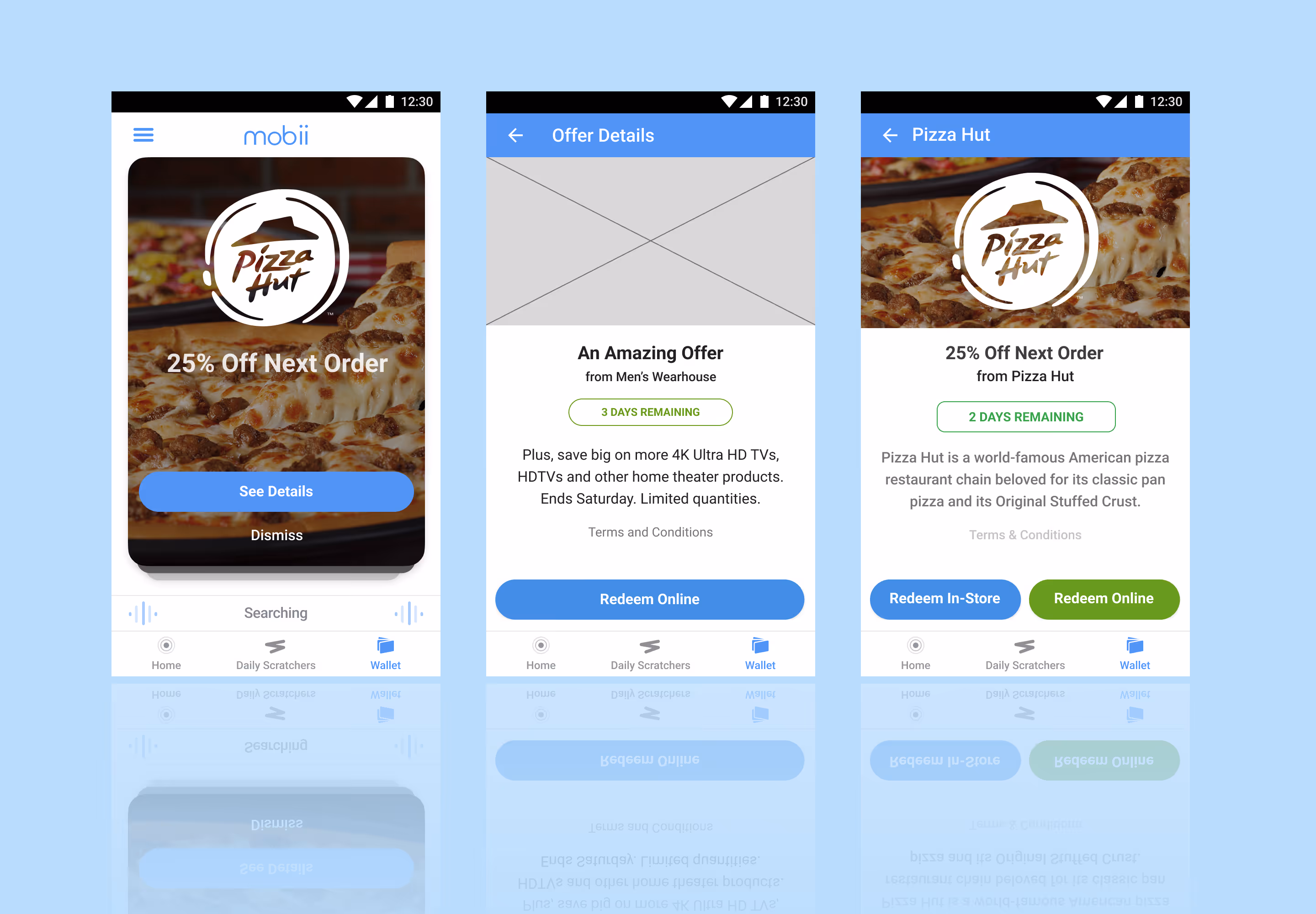 Mobii redesign of content detail flow.