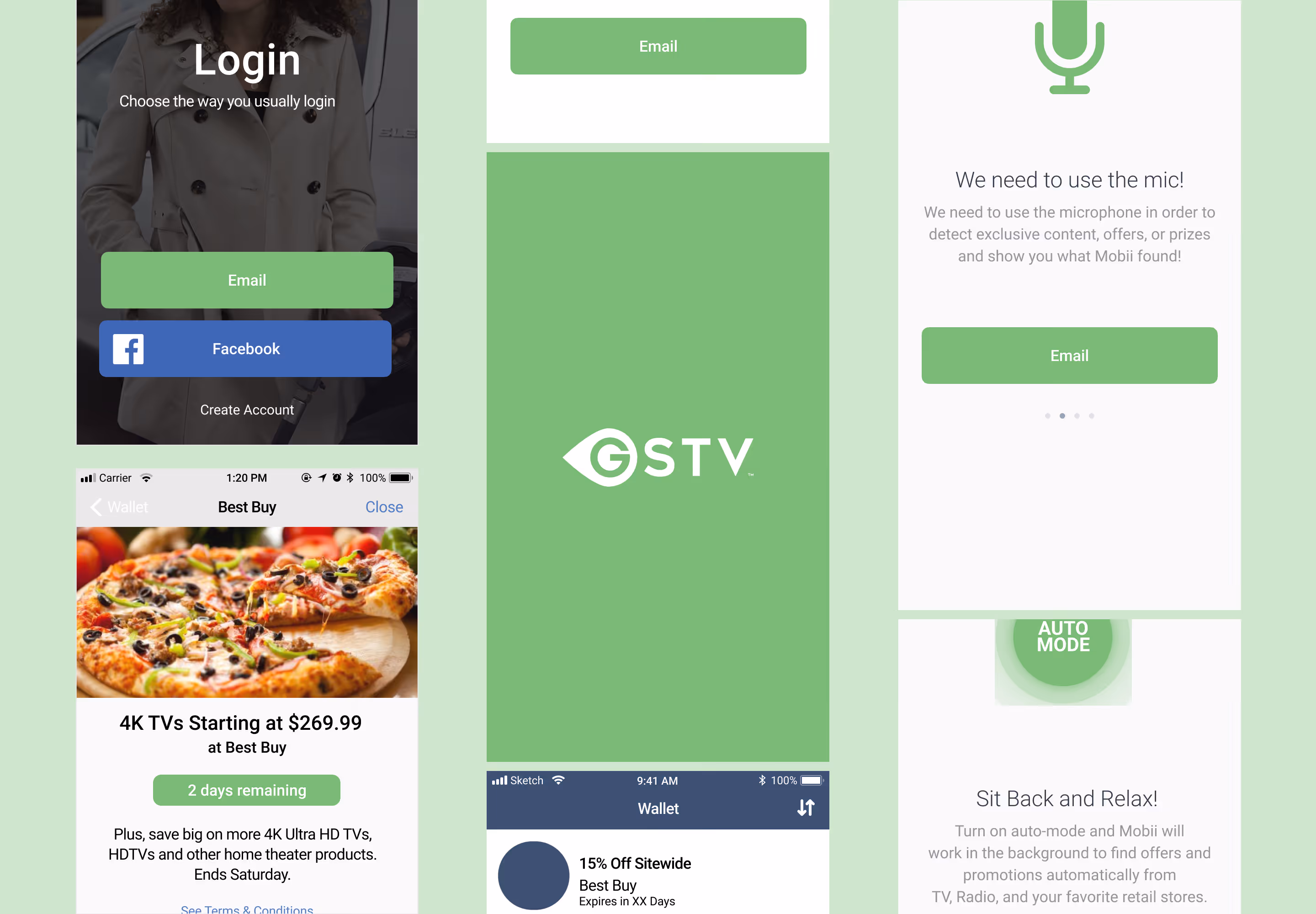 GSTV app deployed from the redesigned Mobii system.